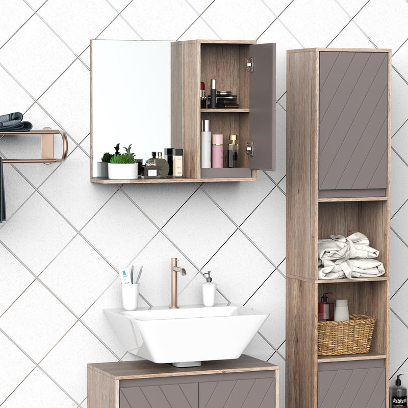 Wall Mount Bathroom Cabinet with Mirror