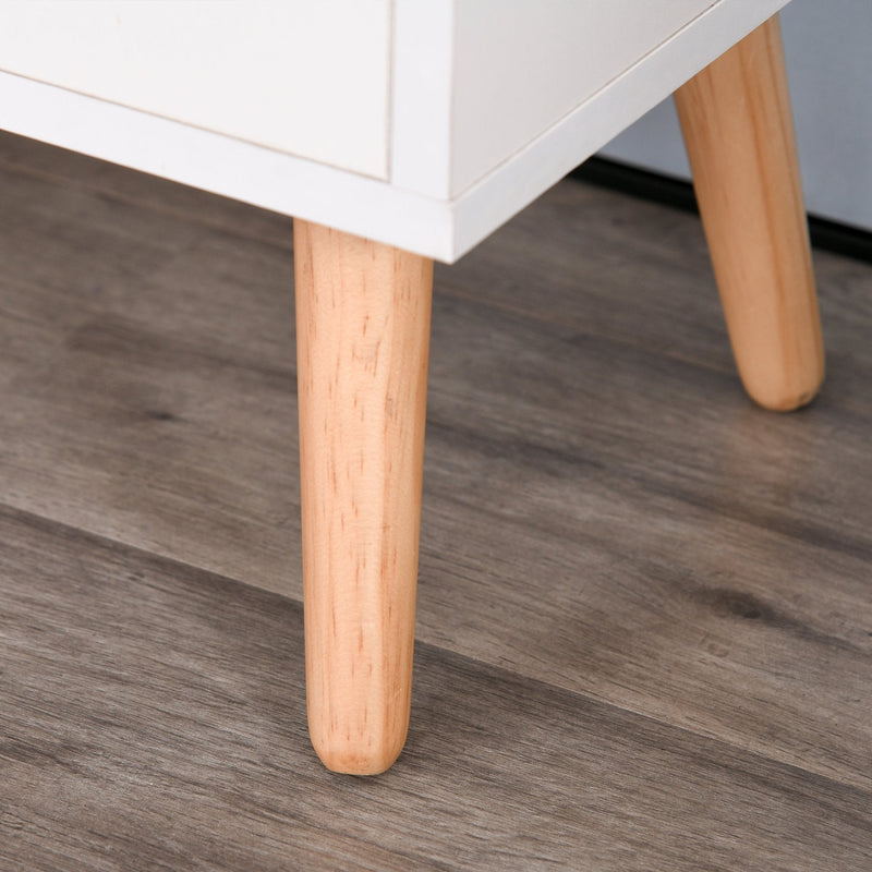 TV Stand for 42'' TVs With Drawers, White