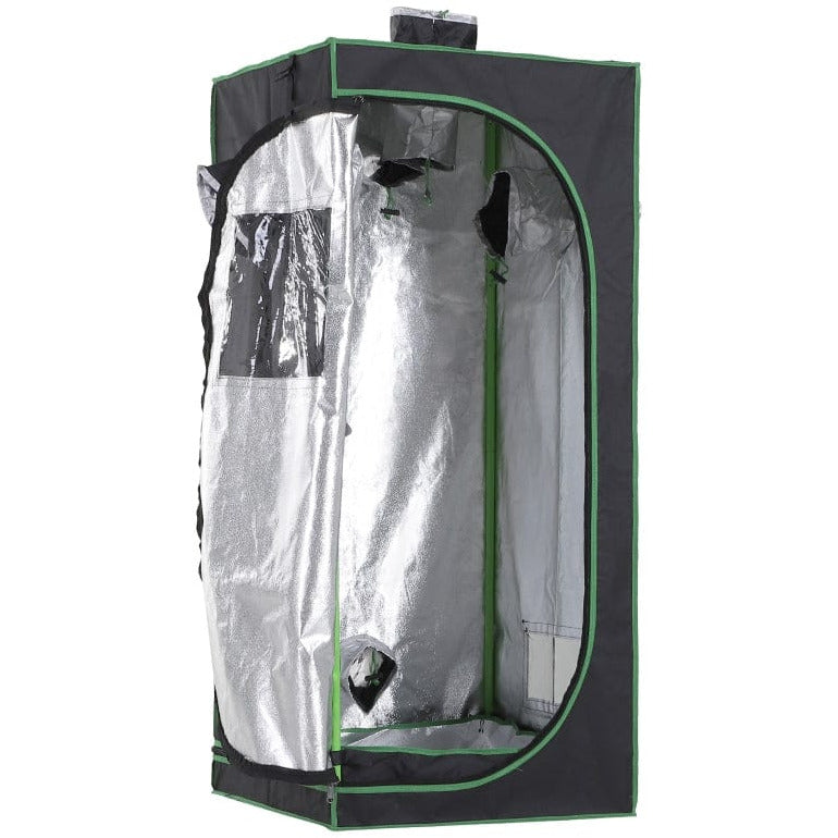 Hydroponic Plant Grow Tent, Window, L60xW60xH140 cm