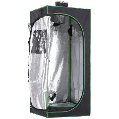 Hydroponic Plant Grow Tent, Window, L60xW60xH140 cm Outsunny
