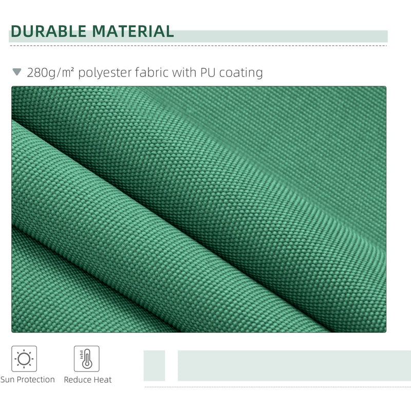 Manual Patio Awning - 4 x 3m Aluminium Retractable Sun Shade