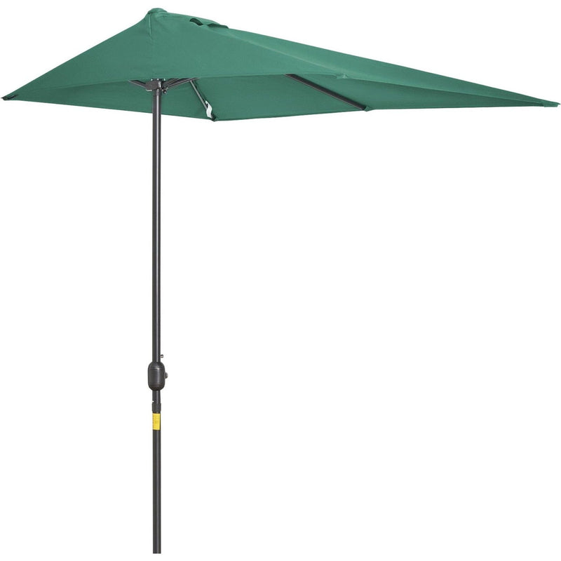 2.3m Balcony Half Umbrella, Crank Handle
