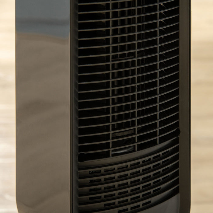 39" Anion Freestanding Tower Fan with Remote, 3 Speed, Black