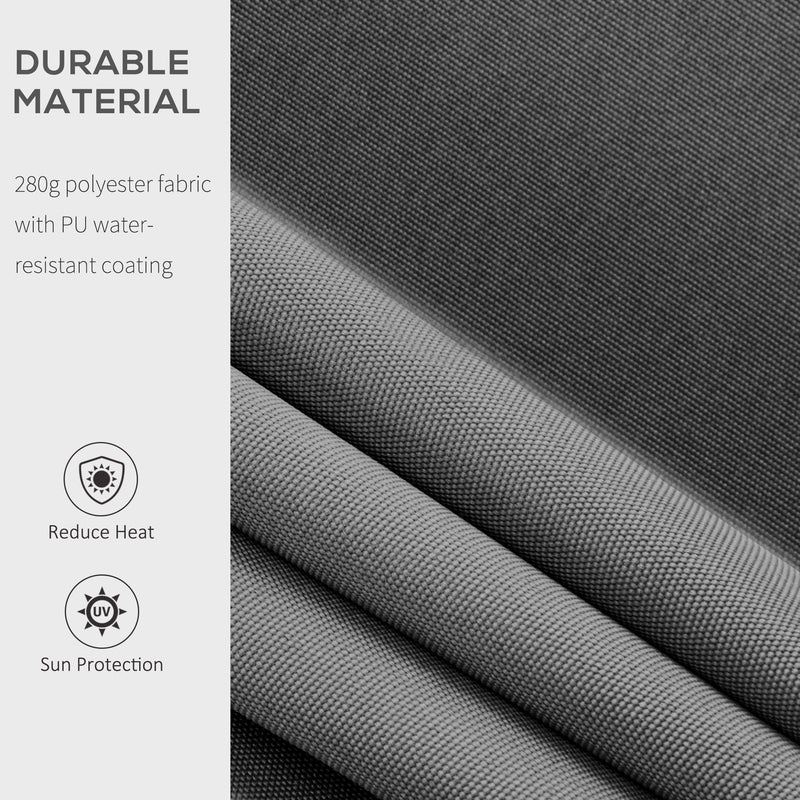 Awning Canopy Retractable, Manual Operation, 4x2.5m