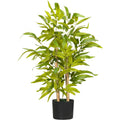 Artificial Bamboo Tree in Pot, Green Homcom