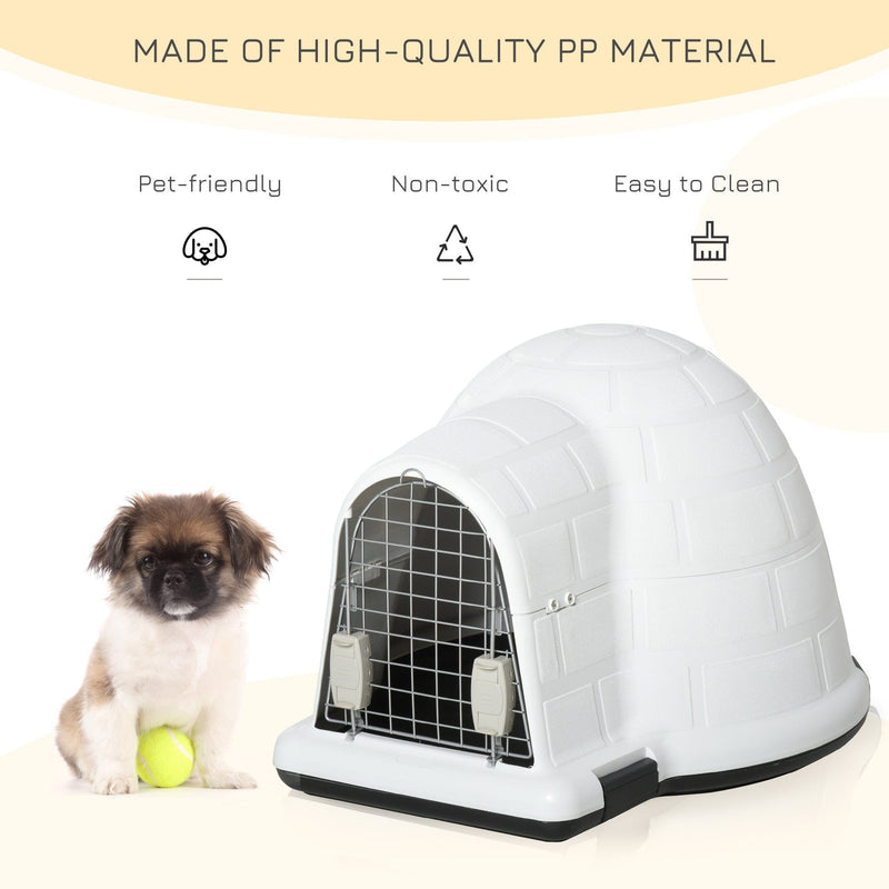 Foldable Heavy Duty Kennel with Double Doors