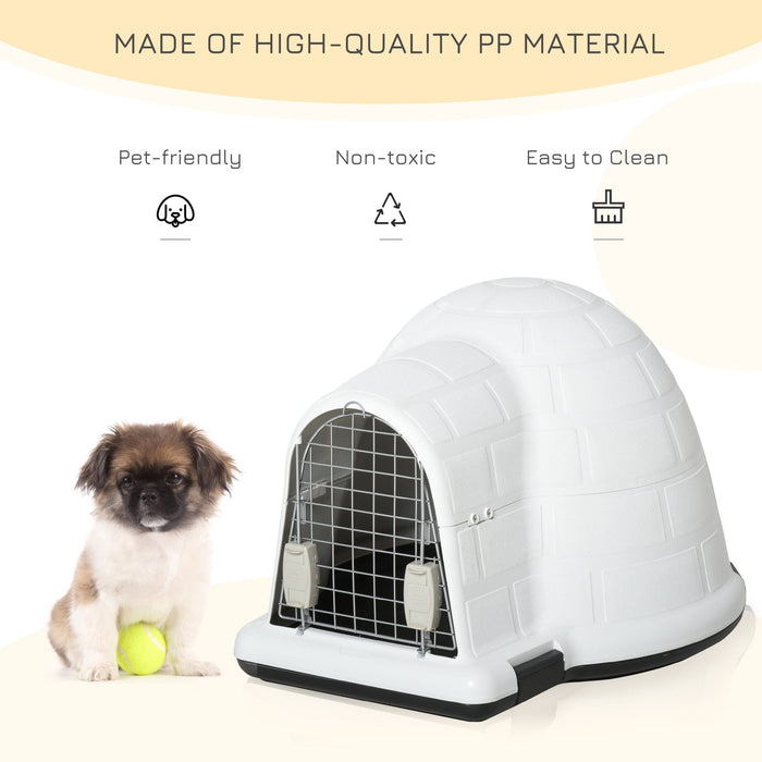 Foldable Heavy Duty Kennel with Double Doors