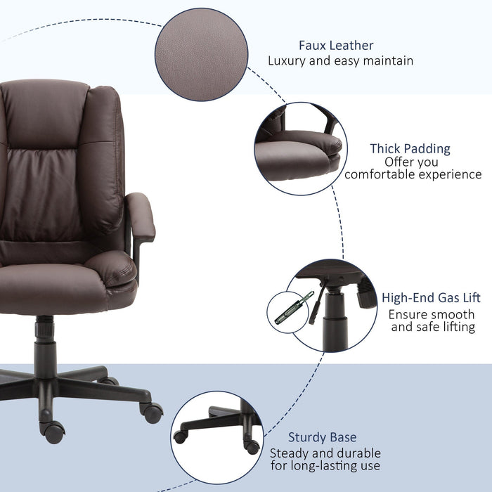 Faux Leather Office Chair