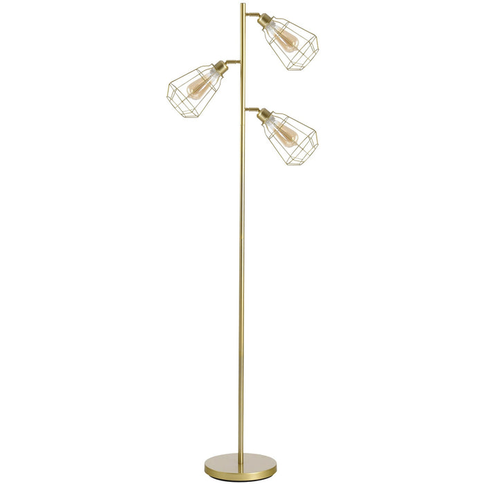 Funky Retro Floor Lamp, Adjustable Lampshade, 165cm