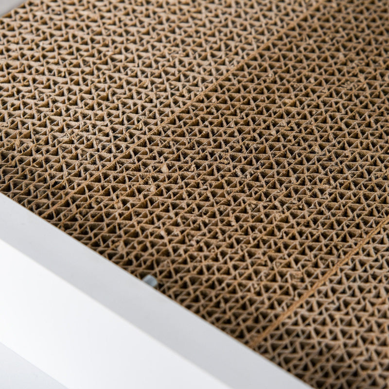 Nightstand Cat Litter Box Enclosure  - White