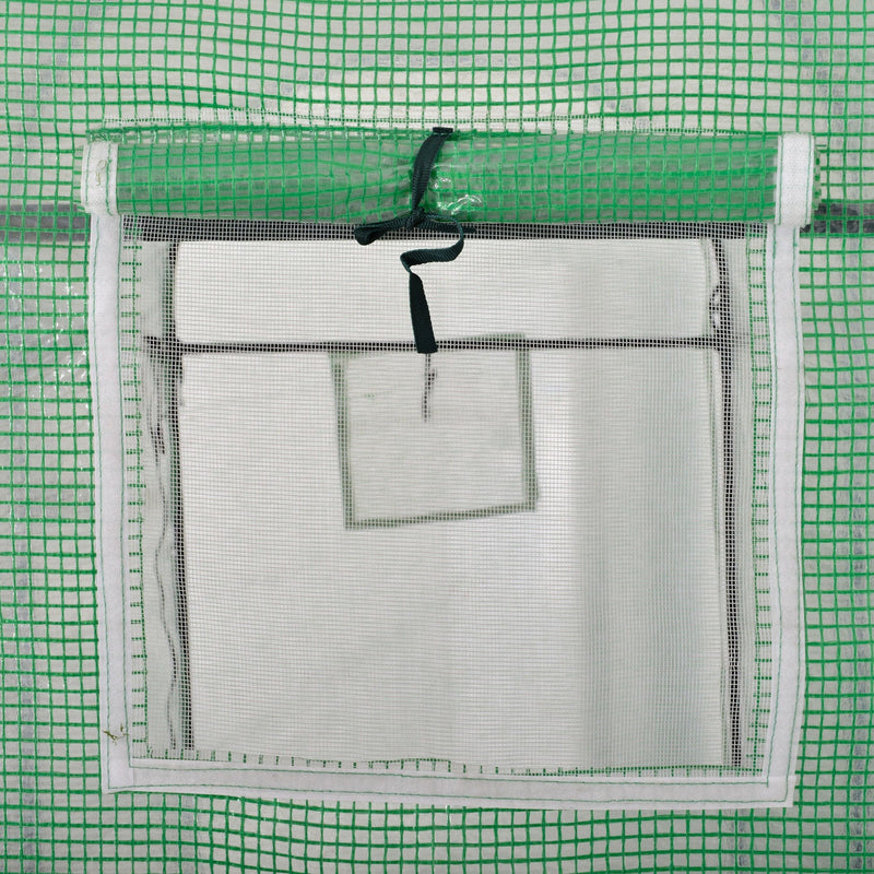 Tomato Greenhouse, Steel Frame, L300xW100xH200cm, Green