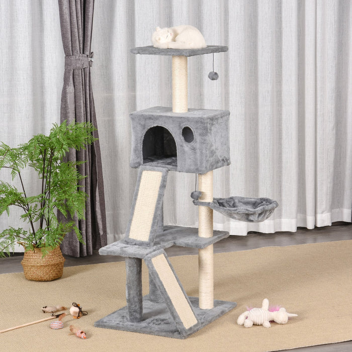 51" Cat Tree Tower, Condo, Scratching Posts, Ladders, Toys