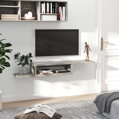 Wall Mounted Floating TV Stand Homcom