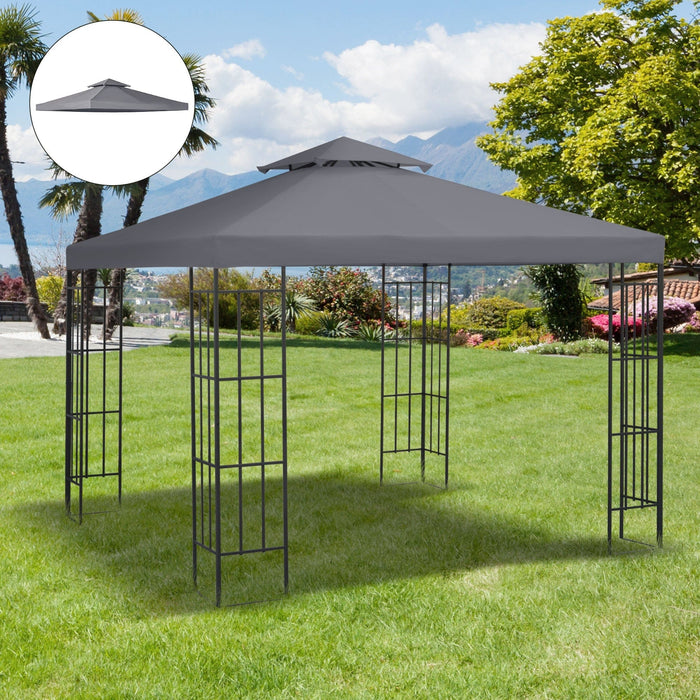 Waterproof Gazebo Canopy Replacement 3x3 (Top Only)