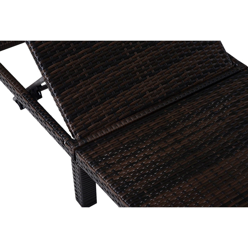 Rattan Sun Lounger With Cushions