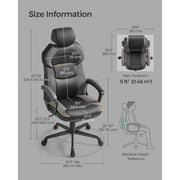 Songmics Office Chair With Headrest Songmics