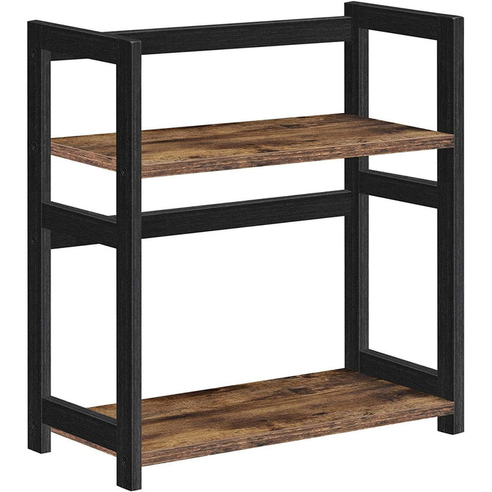 Spice Rack, Rustic Industrial, 2-Tier