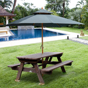 Pagoda Style Large Patio Parasol Outsunny