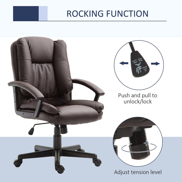 Faux Leather Office Chair