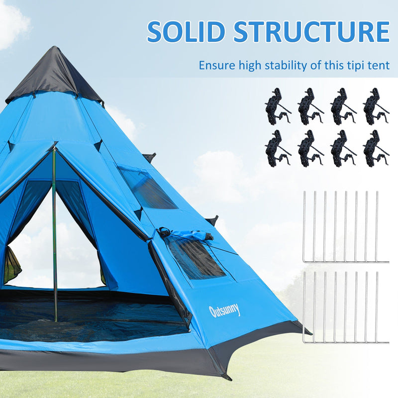 6 Man Teepee Tent