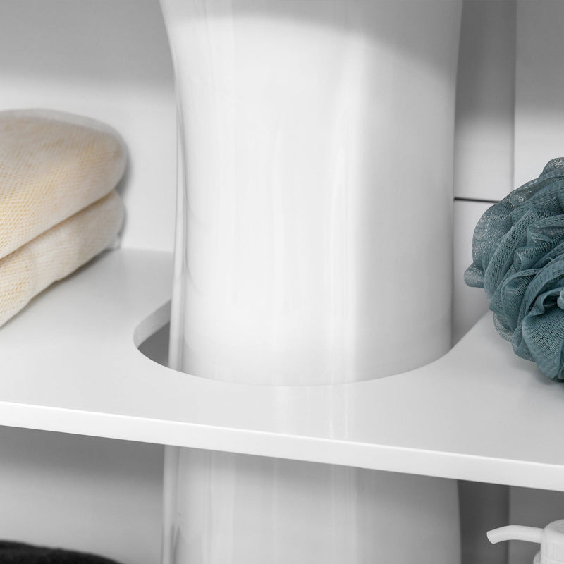 Pedestal Sink Cabinet, Bathroom Storage Unit, 60Lx30Wx60Hcm