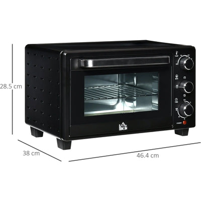 21L Mini Countertop Oven - Grill, Timer, 1400W Outsunny