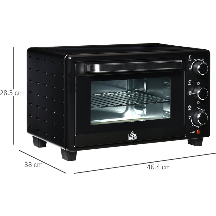 21L Mini Countertop Oven - Grill, Timer, 1400W