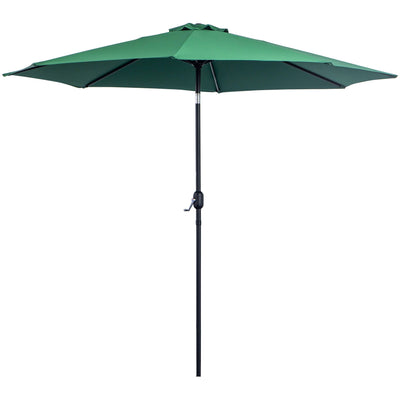 3m Tilting Garden Parasol with Crank Handle Outsunny