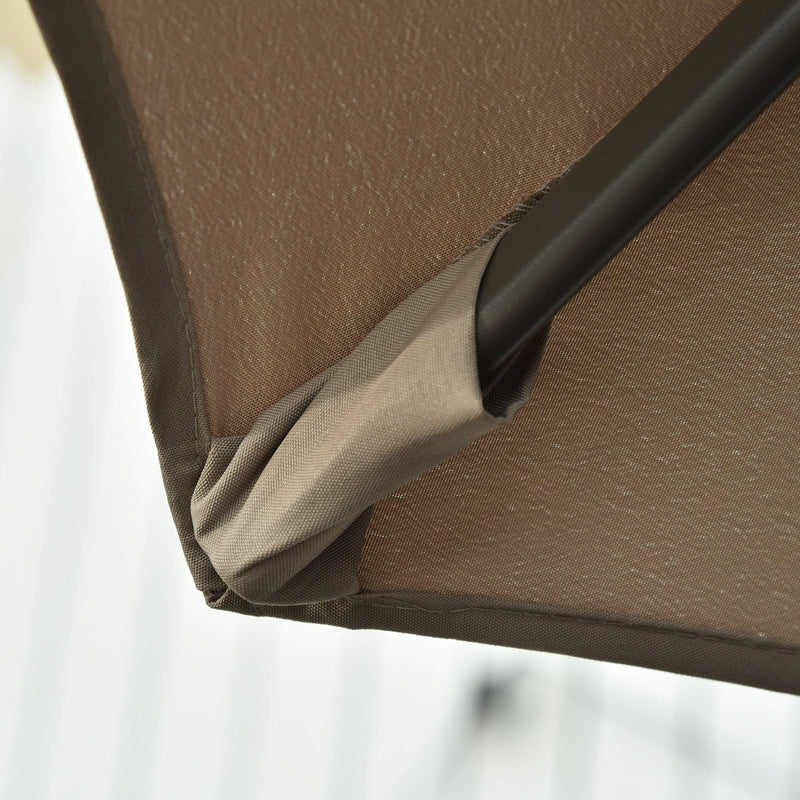 3M Cantilever Garden Parasols with 360° Rotation