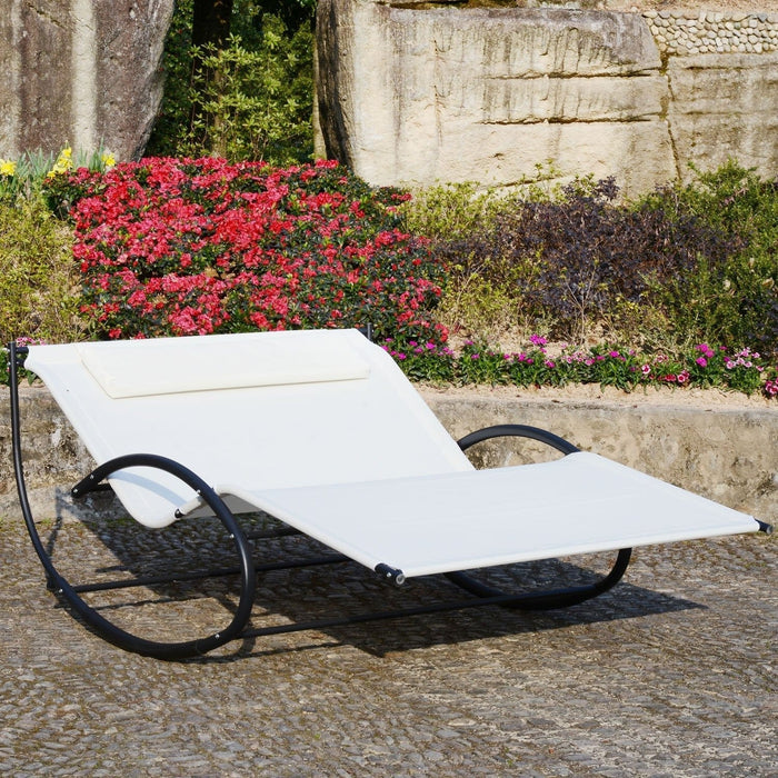 Two Person Rocking Sun Lounger