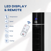 41" Bladeless Tower Fan Homcom