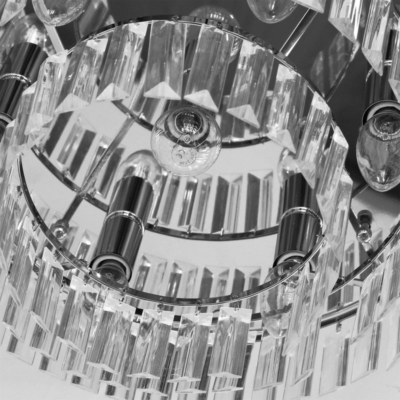 7-Light Modern Crystal Ceiling Lamp