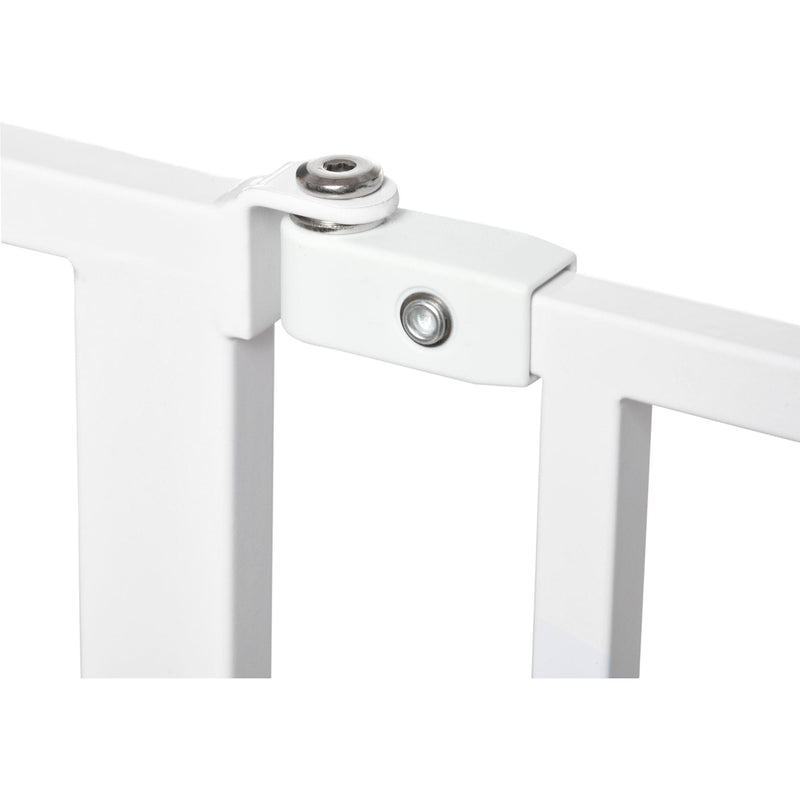 Extra Wide Pet Gate For Stairs (76Hx75-145Wcm) White