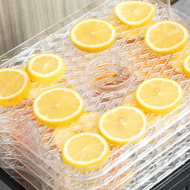 Food Dehydrator, 5-Tier, 245W, Stainless Steel, Silver