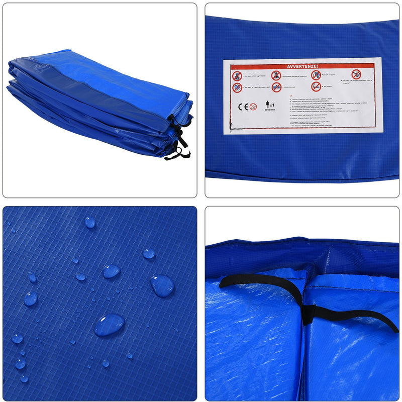 Trampoline Pad, Safety Surround, 8ft, Blue