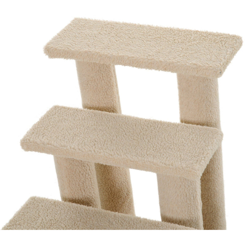 Pet Step Climing Frame - Light Brown