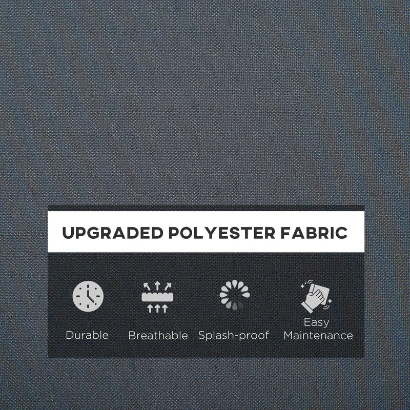 7pc Rattan Furniture Outdoor Cushion Pad Set