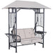 Outsunny 2 Seater Garden Swing Chair with Canopy
