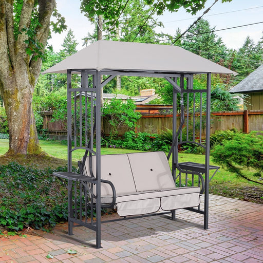 Outsunny 2 Seater Garden Swing Chair with Canopy