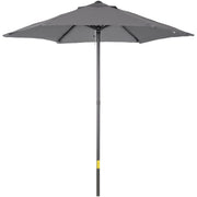 2m Outdoor Patio Parasol - Sun Shade, 6 Ribs Outsunny