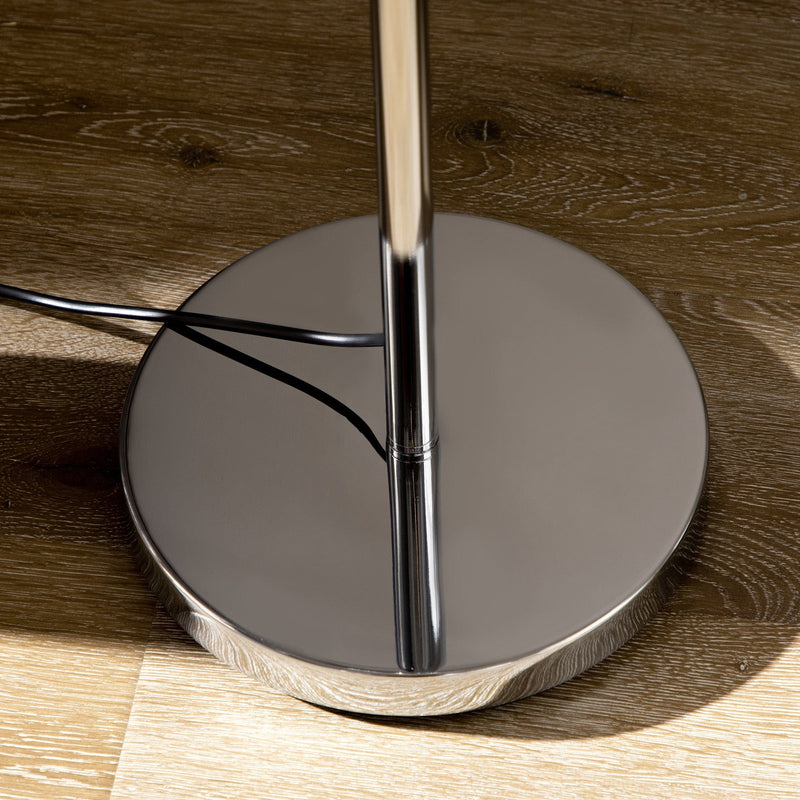 Silver Crystal Floor Lamp, 5 Lights, 34x25x156cm