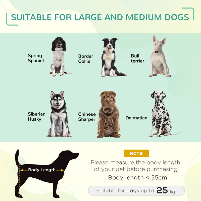 Black Elevated Pet Bed: Large (110x75x20cm)