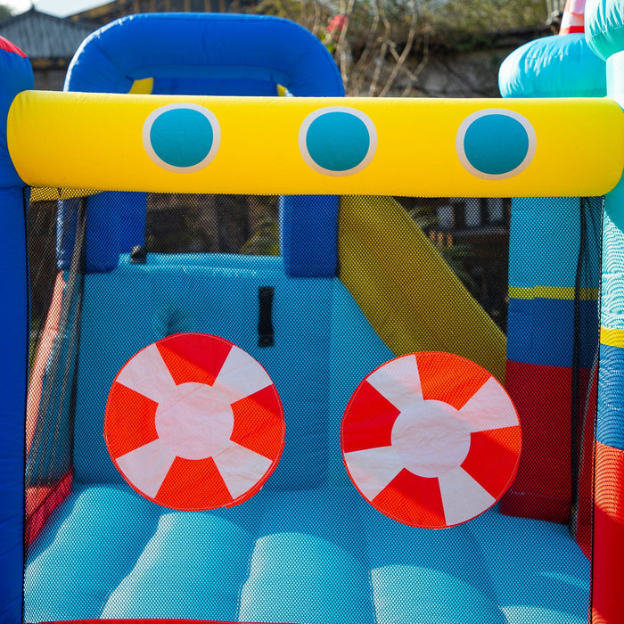 Sailboat Bounce Castle 4 Features 2.65m, Age 3-8