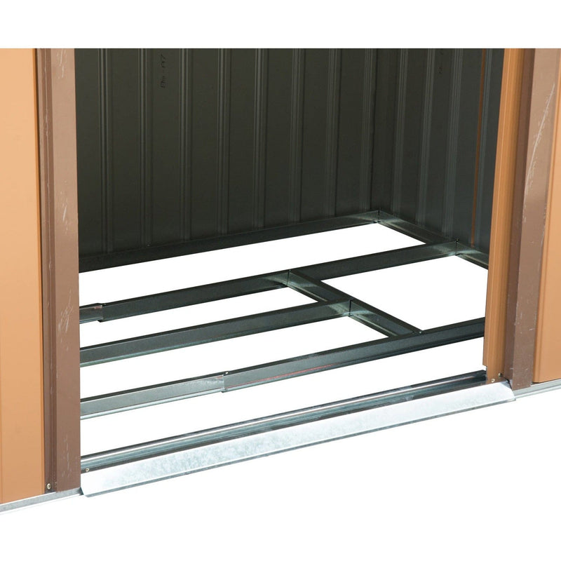 7x4 Metal Shed, Apex Roof