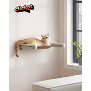 Clickat Wall Mounted Cat Hammock Shelf Songmics
