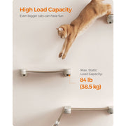 Clickat Wall Mounted Cat Hammock Shelf Songmics