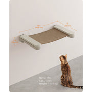 Clickat Wall Mounted Cat Hammock Shelf Songmics