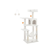 Feandrea Tall Cat Tree Tower Cream White