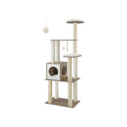 Feandrea Large Cat Tree Tower, Beige