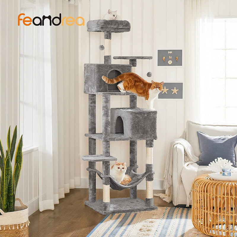 Feandrea Tall Cat Tree Activity Centre, Grey